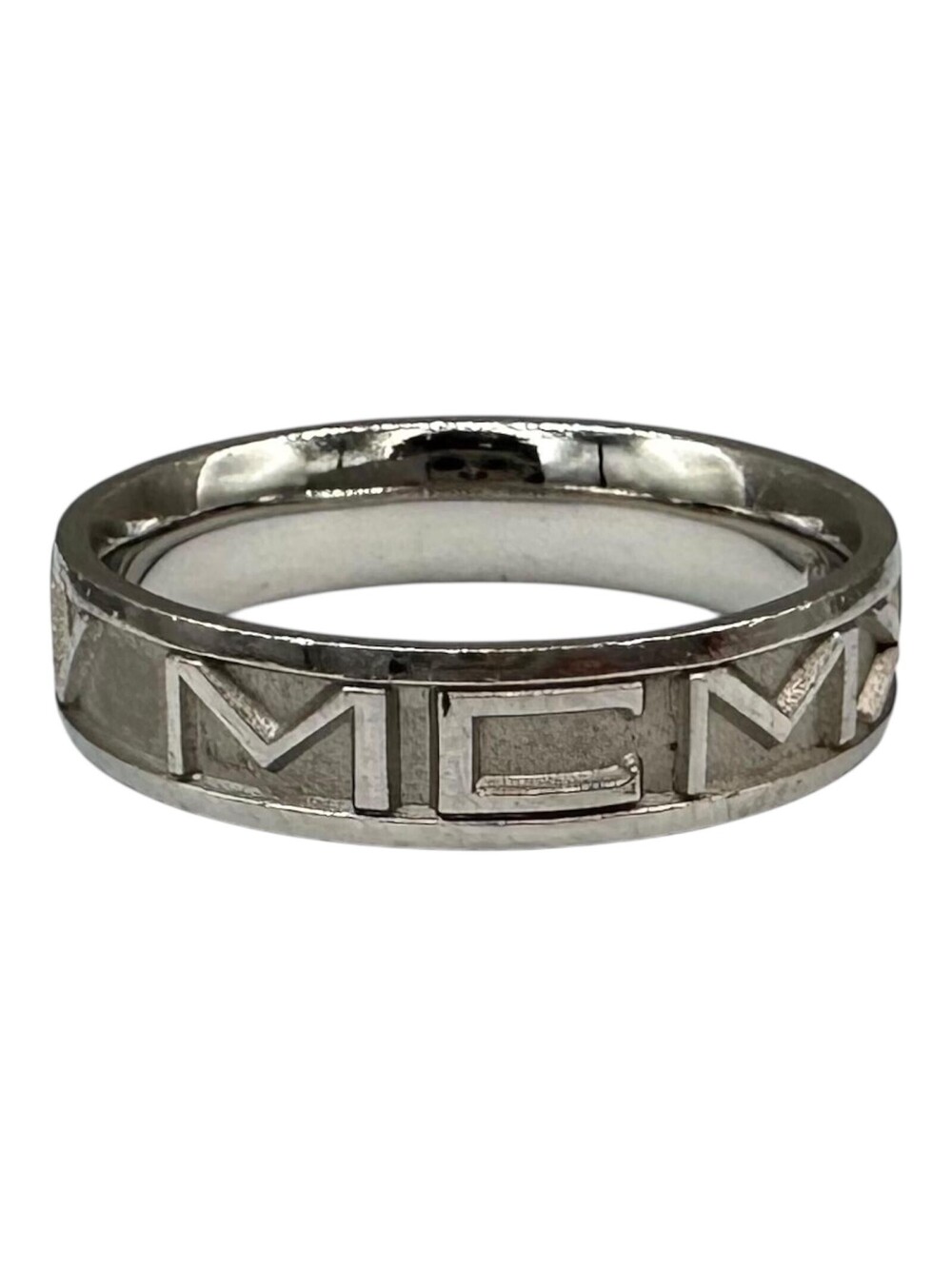 Platinum Roman Numeral Ring Size 7.5 8.1g 4.7mm John Christian